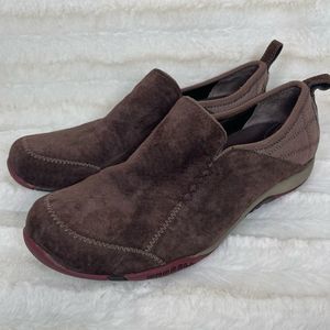 ✨ Merrell Womens 7 Bisect Coffee Bean Slip On Comfort Shoes Brown Suede.